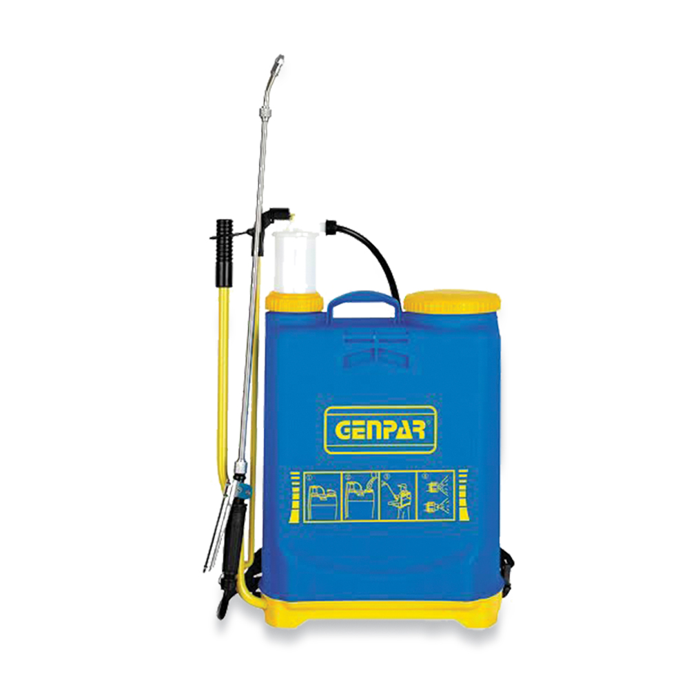 FUMIGADORA / ASPERJADORA MANUAL DE ESPALDA DE 20 LTS REF. GAE-020-FM1 / GFM-20L MARCA GENPAR
