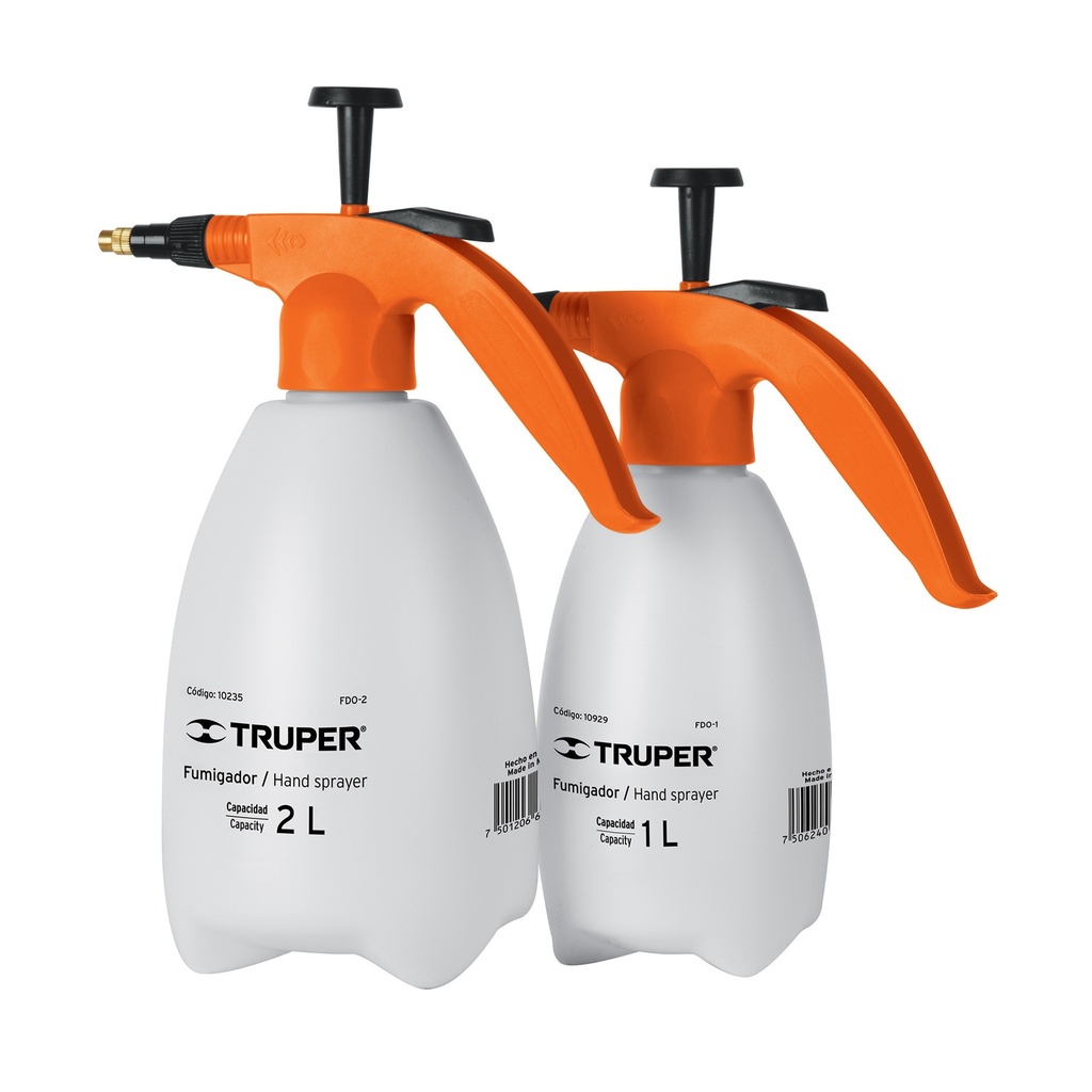 FUMIGADORA / ASPERJADORA MANUAL 1 LITRO MOD. FDO-1P REF. 10929 MARCA TRUPER