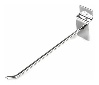 GANCHO PARA LAMINA DE MADERA ACANALADA 5 CM CROMADA MARCA GENERICO