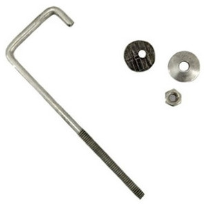 GANCHO PARA TECHO 2 1/2" X 1 1/2" ( 110 MM X 40 MM ) REF-21/2x11/2COV ( BOLSA 100 UND) MARCA PRETOR