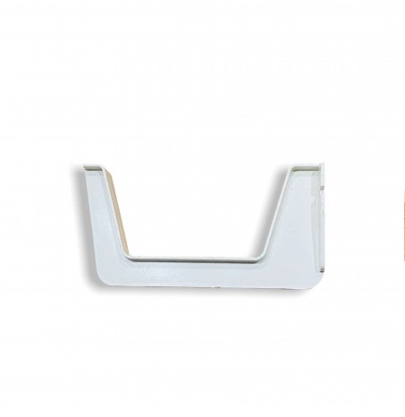 GANCHO PARA CANAL 4" CUADRADA DE LLUVIA PVC COLOR BLANCO REF. CTV-D07 MARCA TINAPLAS