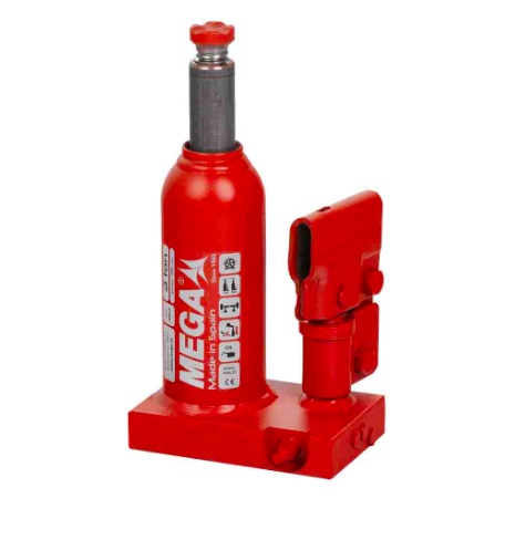 GATO HIDRAULICO TIPO BOTELLA 2 TON REF. MG-2 / 206002 MARCA MEGA