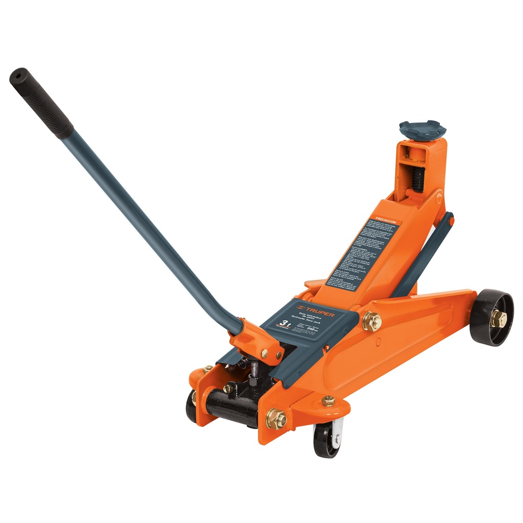 GATO HIDRAULICO TIPO CAIMAN 03 TON CON MALETA MOD-GAPA-300 REF. 14947 MARCA TRUPER