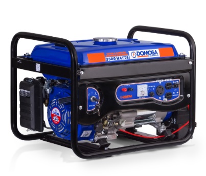 GENERADOR 3.50 KVA GASOLINA ARRANQUE MANUAL 110 - 220V MONOFASICA REF. 46-GP-3500DFXE MARCA DOMOSA