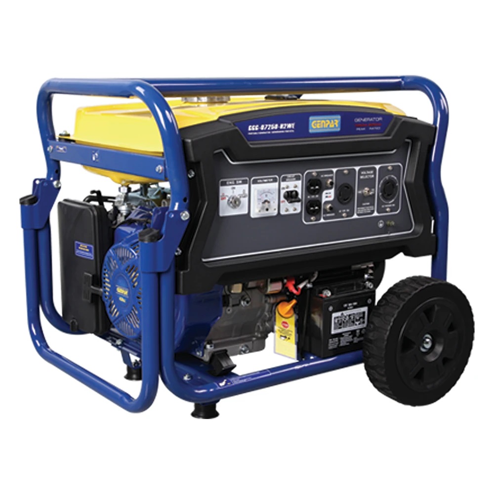 GENERADOR A GASOLINA DE 7.25 KVA 15 HP ARRANQUE ELECT 120 - 240 V REF.GGG-07250-H2WE MARCA GENPAR