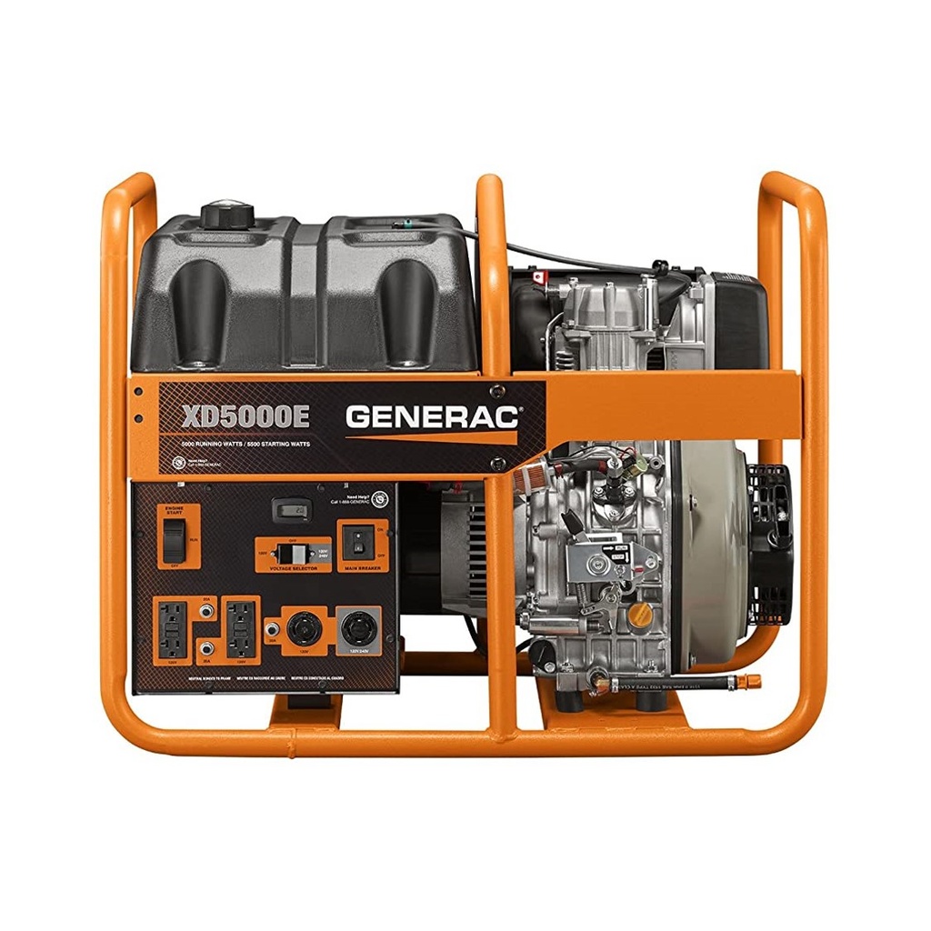 GENERADOR 5.500 W GASOLINA ARRANQUE ELECTRICO 120 V- 220 VAC REF. 71500 MARCA GENERAC