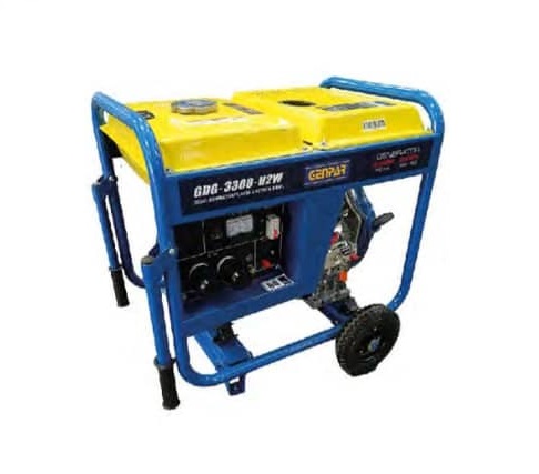 GENERADOR A DIESEL DE 3.3 KVA ARRANQUE MANUAL 110V REF.GDG-03300-H2WE MARCA GENPAR
