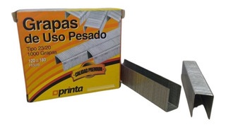 GRAPAS USO PESADO 23/10 / 6 30 A 70 HOJAS CAJA DE 1000 PIEZAS REF. 552181 MARCA PRINTA