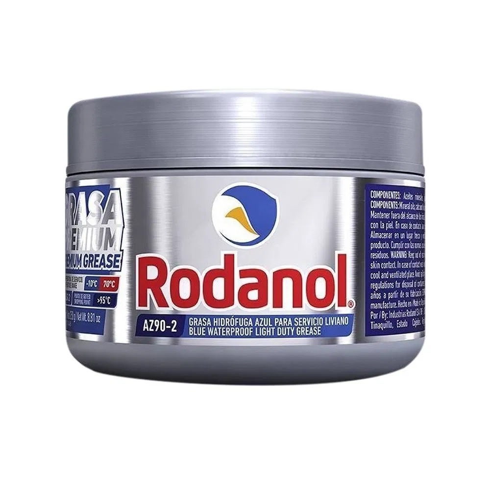 GRASA MULTIUSO AZUL 250 GR REF. AZ90-2 MARCA RODANOL