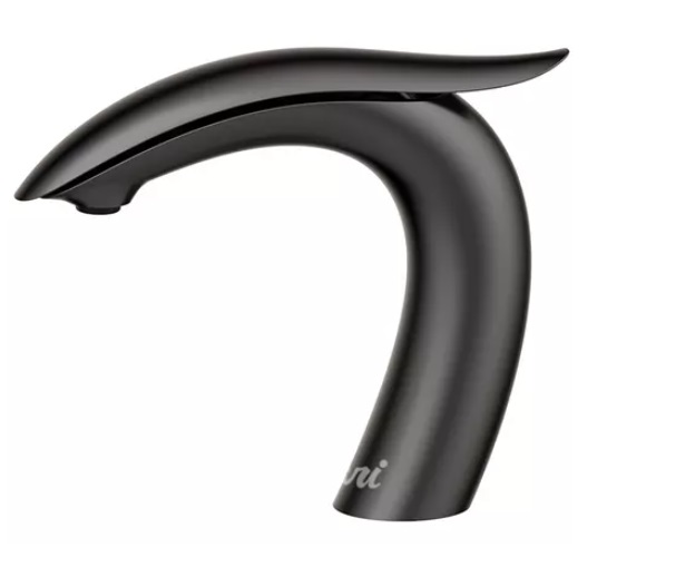 GRIFERIA MONOMANDO BAJO 16 CM PARA LAVAMANOS MODELO DRACO GUNMETAL BLACK REF. GRI.02.28 MARCA BARI