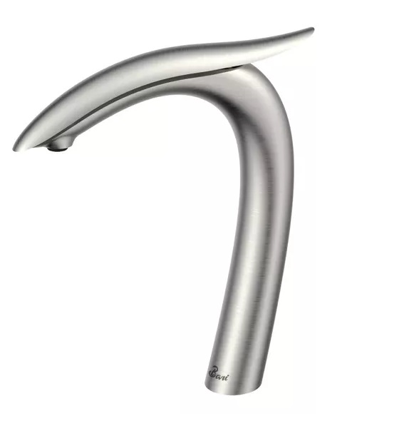 GRIFERIA MONOMANDO ALTO 29 CM PARA LAVAMANOS MODELO DRACO BRUSH NICKEL REF. GRI.02.32 MARCA BARI