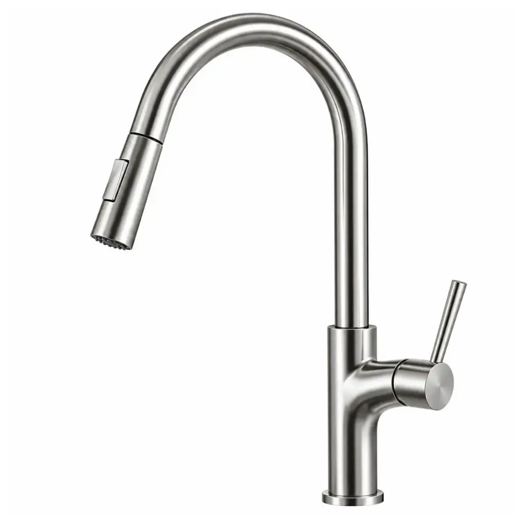 GRIFERIA MONOMANDO ALTO PARA FREGADERO MODELO GINOSA REF. GRI.03.29 MARCA BARI