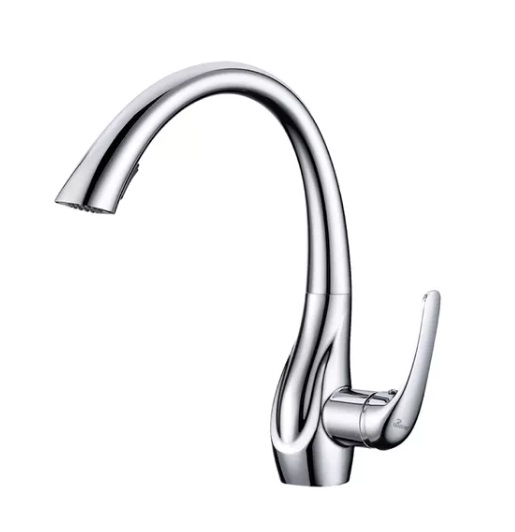 GRIFERIA MONOMANDO ALTO 33CM PARA FREGADERO MODELO ERCOLINA CHROME REF. GRI.03.51 MARCA BARI