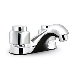 GRIFERIA PARA LAVANAMOS MANILLA TWIN MOD. MOKA CROMADO REF. GRI-0730 MARCA BELT-G