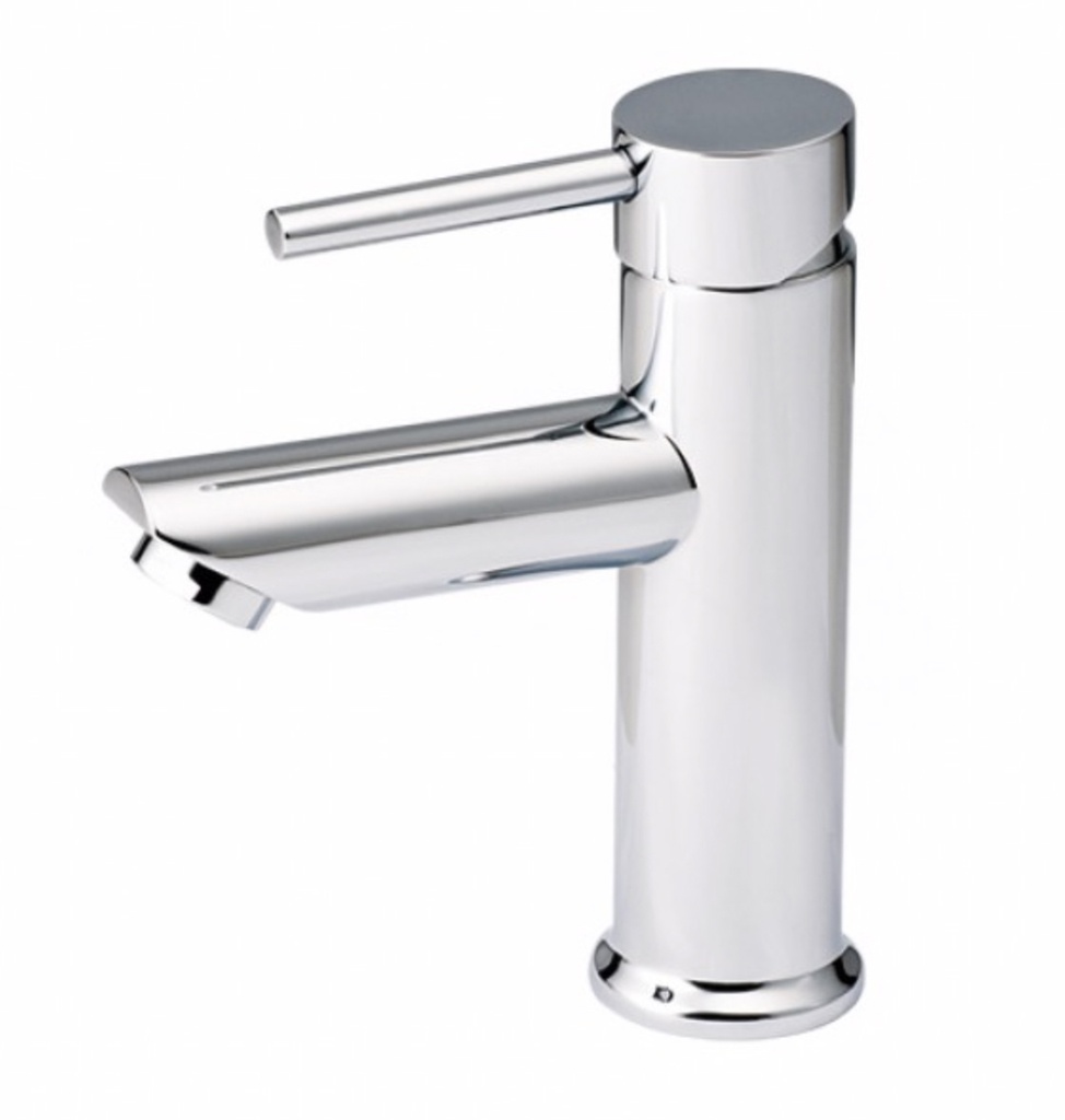 GRIFERIA MONOMANDO BAJO PARA LAVAMANOS CROMADA SERIE TOKIO REF. BM-001 MARCA BM