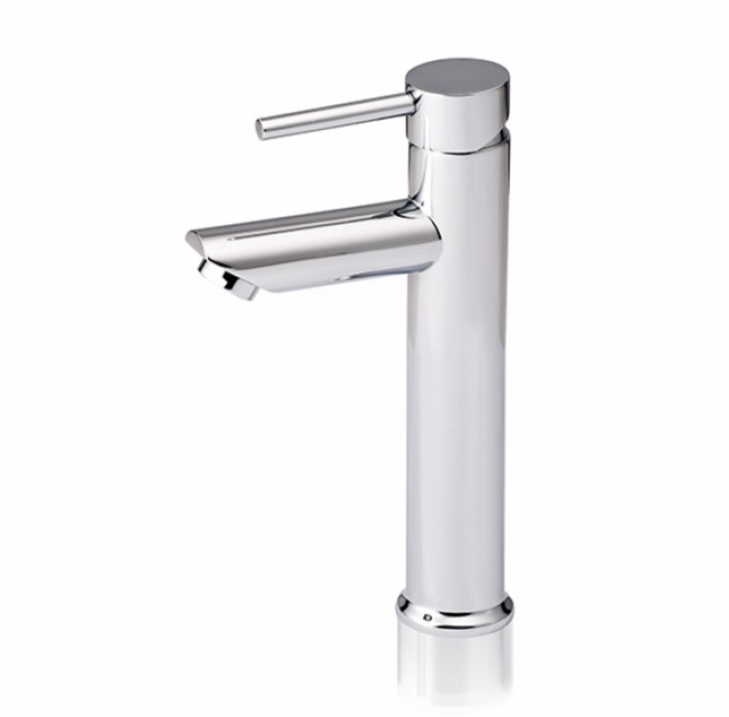 GRIFERIA MONOMANDO ALTO PARA LAVAMANOS CROMADA SERIE TOKIO REF. BM-002 MARCA BM