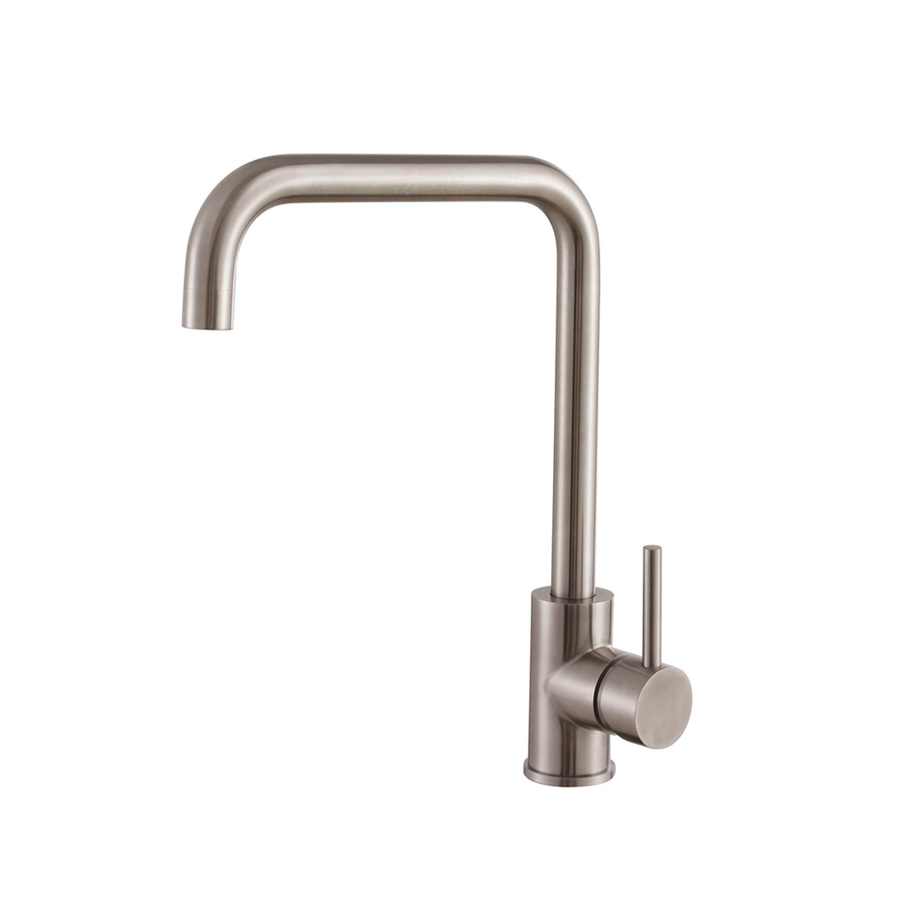 GRIFERIA MONOMANDO PARA FREGADERO CROMADA SERIE TURIN INOX REF. BM-BW7001D MARCA BM