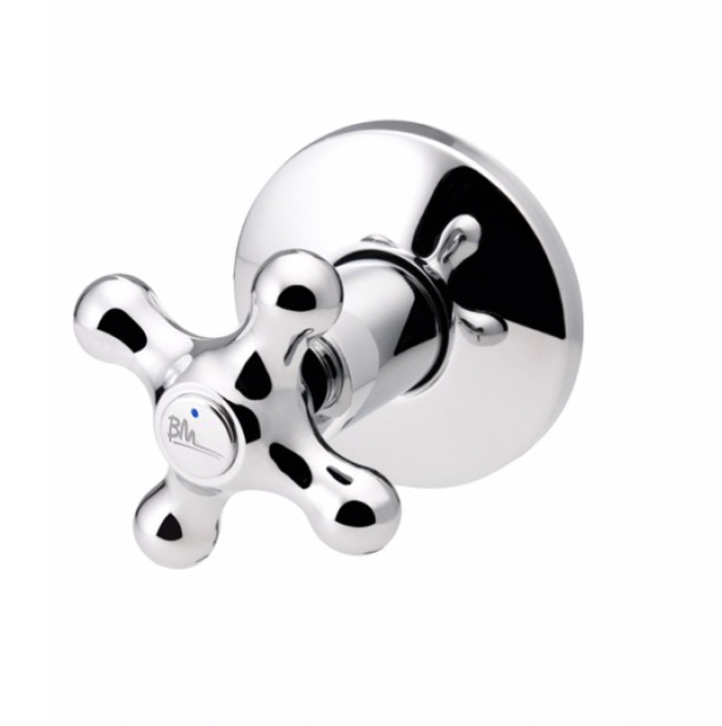 GRIFERIA LLAVE SENCILLA PARA DUCHA CROMADA SERIE IDEAL REF. BM-C50102 MARCA BM