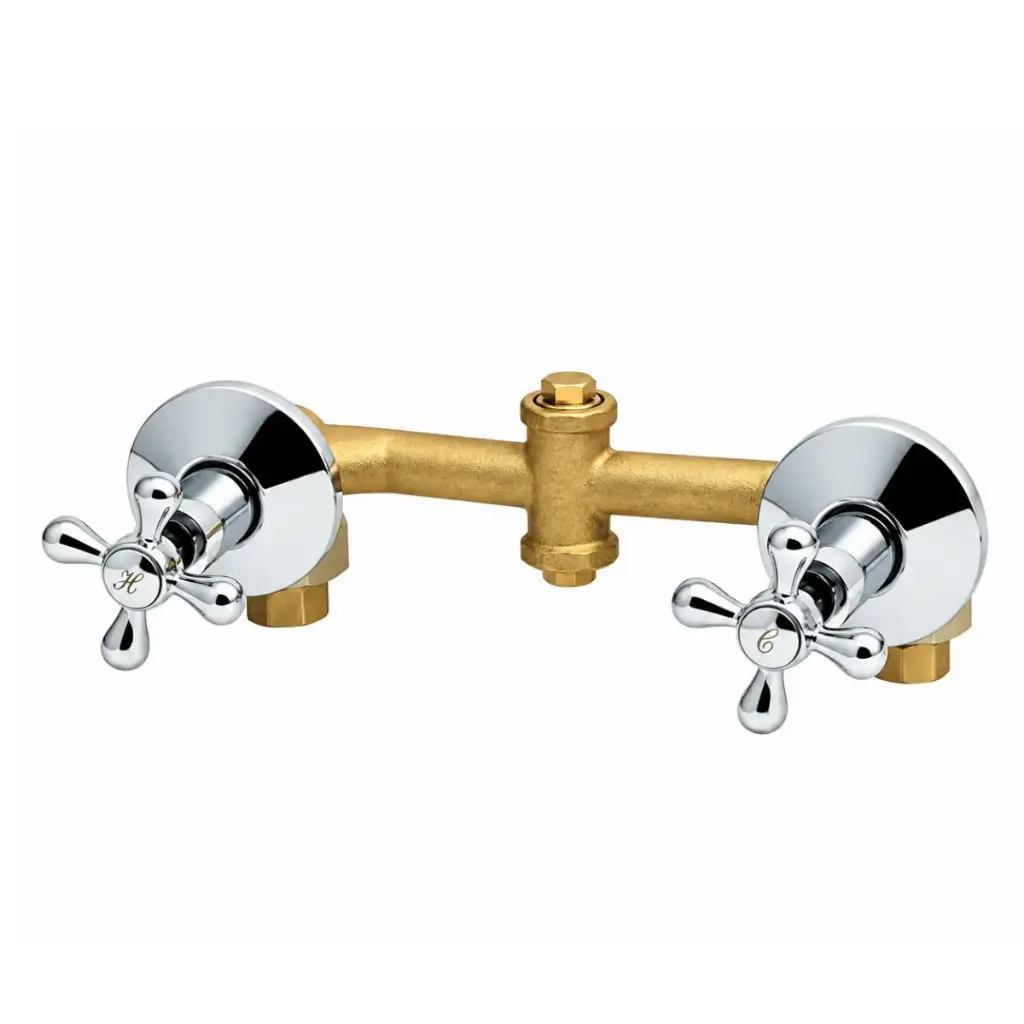 GRIFERIA / GRUPO PARA BAÑERA CROMADA DE 8" SERIE SEVILLA REF. BM-CH8 MARCA BM