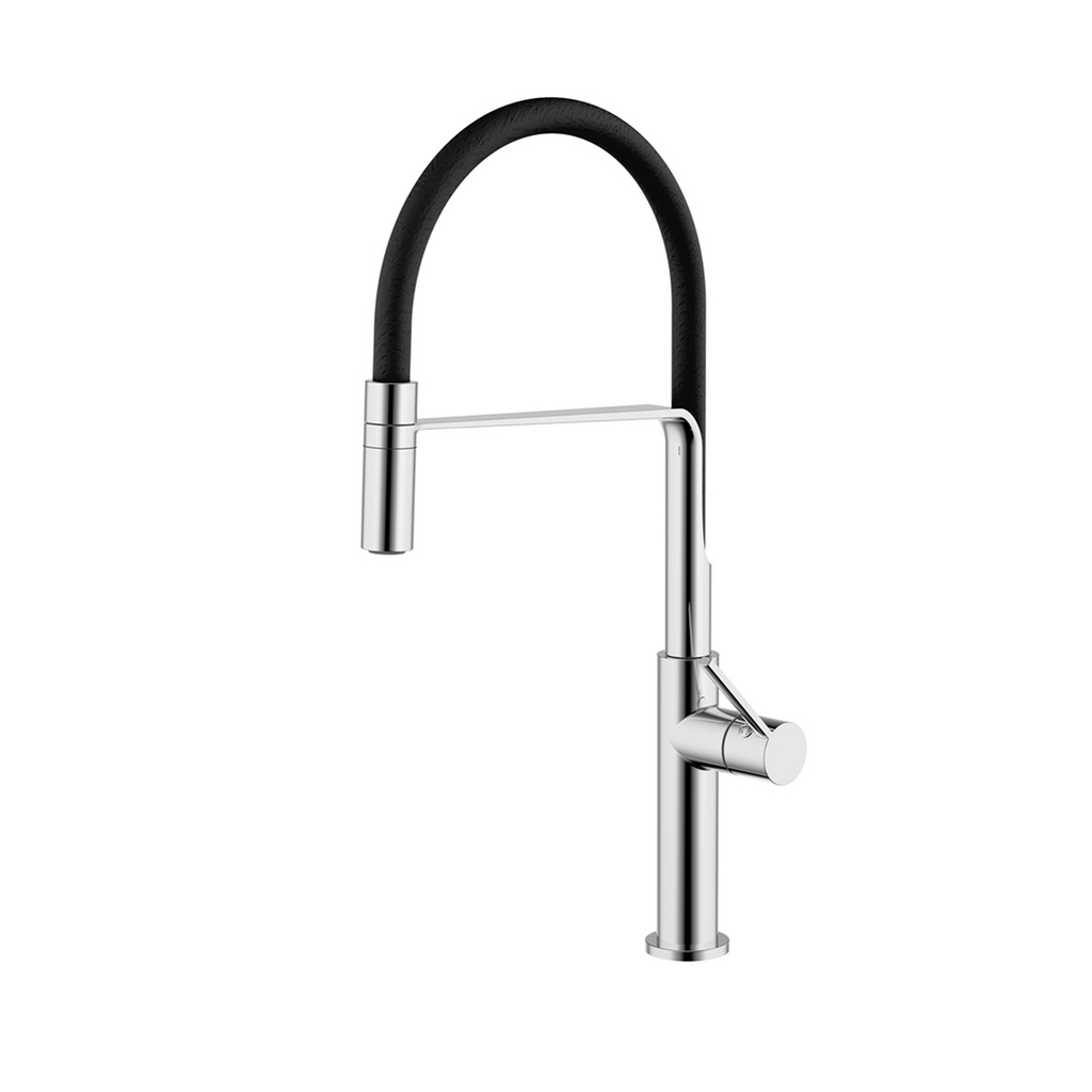 GRIFERIA MONOMANDO PARA FREGADERO CROMADA MANG.SILICIO SERIE NAPOLES REF. BM-WPE569099C MARCA BM