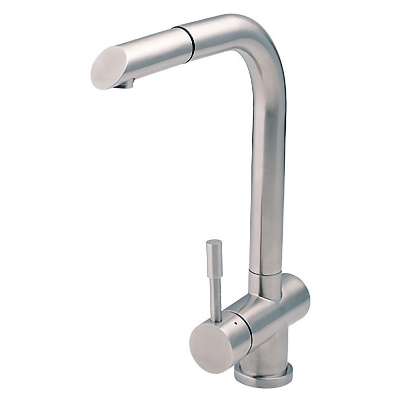 GRIFERIA MONOMANDO PARA FREGADERO MANG/EXT. INOX FRONT REF. 02GF200 MARCA FP