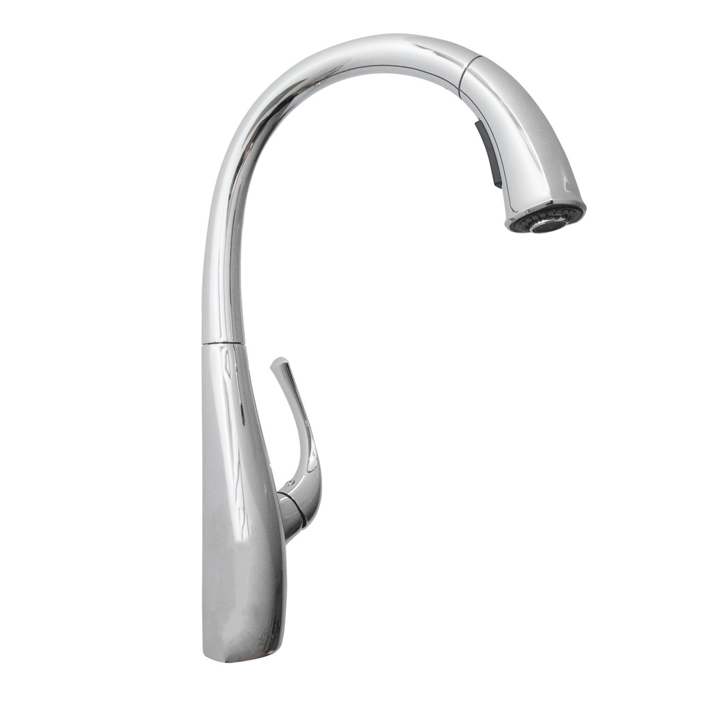 GRIFERIA PARA FREGADERO MONOMANDO MOD. ZAFIRO CROMADO MANG EXTRAIBLE MOD. 02GF500 MARCA FP ( PROMO )