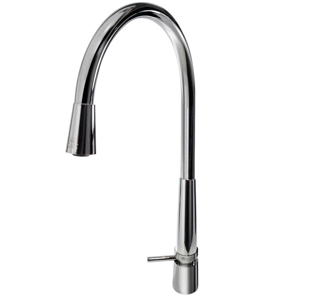 GRIFERIA MONOMANDO PARA FREGADERO CONICO COLOR CROMO REF. 02GF70 MARCA FP 