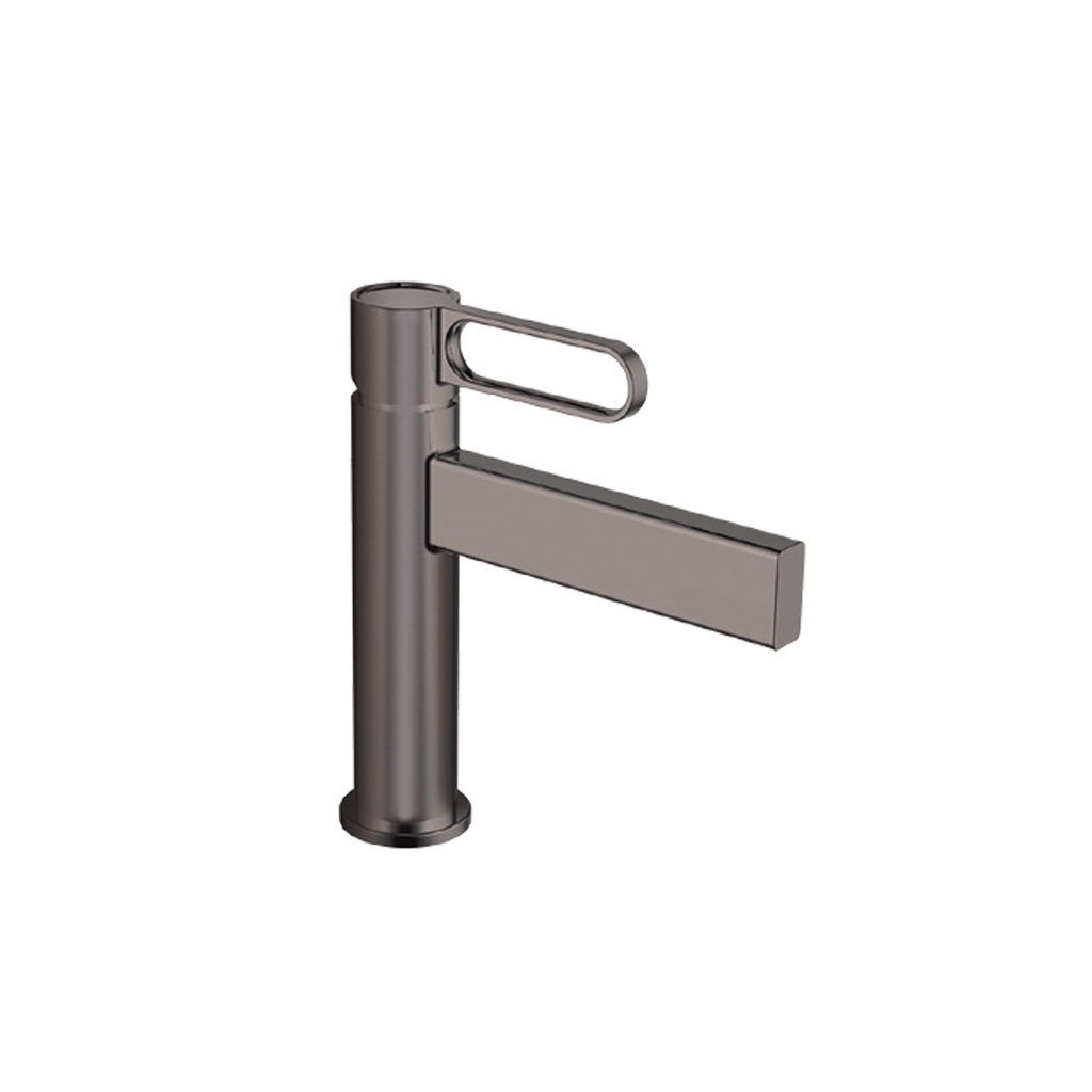 GRIFERIA PARA LAVAMANOS MONOMANDO BAJO GUN METAL MOD. PRESTIGE 30GLV0072GM MARCA FP