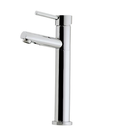 GRIFERIA PARA LAVAMANOS MONOMANDO ALTO CROMADO SERIE G.O 260 C/D - C/A REF. 30GLV0283 MARCA FP
