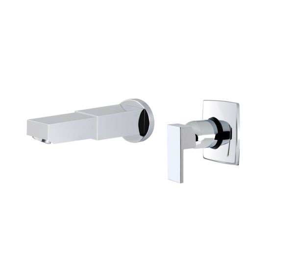 GRIFERIA / GRUPO PARA LAVAMANOS DE PARED SERIE QUADRA REF. 30GLV0294 MARCA FP