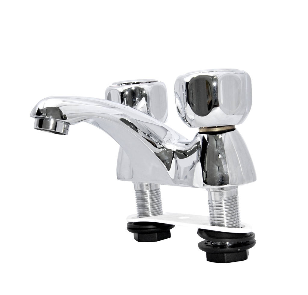 GRIFERIA PARA LAVAMANOS SERIE MAREA DE 4" X 1/2" CROMADA REF.476-MAR-CC MARCA GRINACA