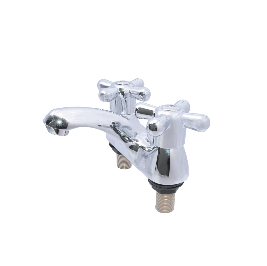 GRIFERIA PARA LAVAMANOS SERIE M-PLUS-E DE 4" X 1/2" CROMADA REF. 476-MPE-CC MARCA GRINACA
