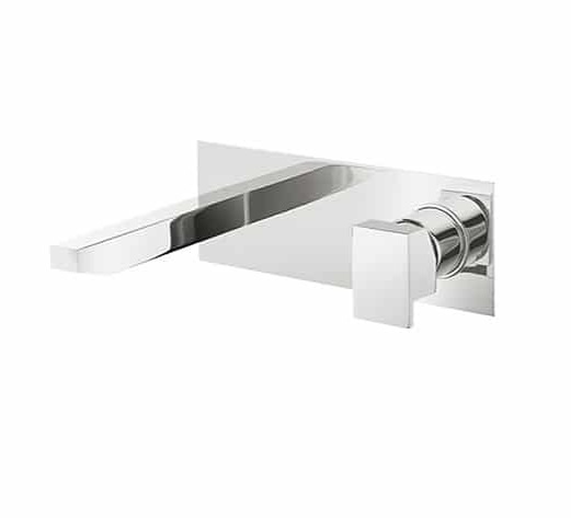 GRIFERIA / GRUPO PARA LAVAMANOS DE PARED LINEA KORA CROMADO REF. KUBO-003 MARCA KUBO
