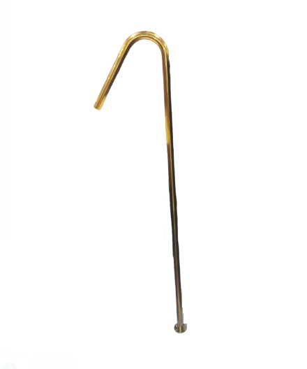 GRIFERIA DE PISO / PIE MONOMANDO AL PISO PVD 1,40 CM PARA LAVAMANOS DORADO REF. KUBO-061 MARCA KUBO