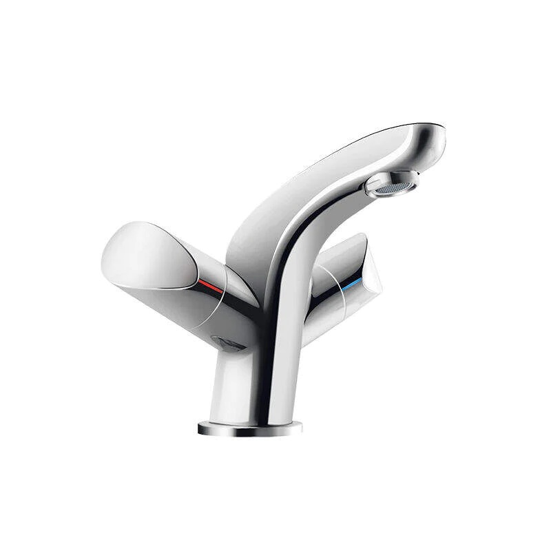 GRIFERIA PARA LAVAMANOS DOBLE MANILLA MOD. AUXERRE PRI-014M MARCA METALES ALEADOS