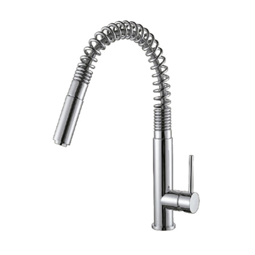 GRIFERIA MONOMANDO PARA FREGADERO DE LUJO EN BRONCE MOD. LUGO REF. PRI-026M MARCA METALES ALEADOS