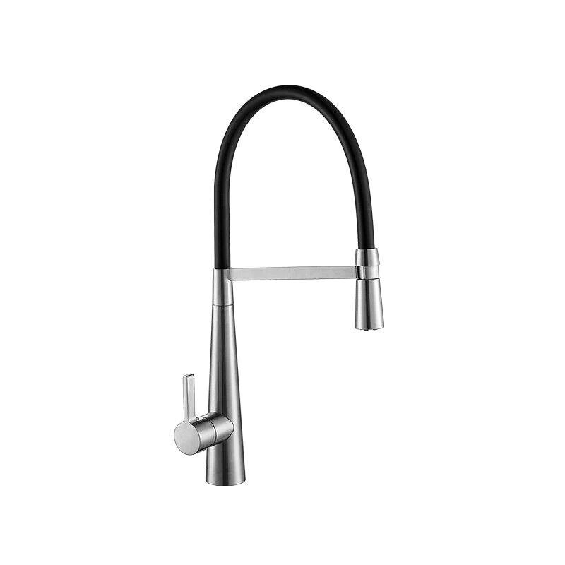 GRIFERIA MONOMANDO PARA FREGADERO BRONCE CROMADO LUJO MOD.MODENA REF.PRI-027M MARCA METALES ALEADOS