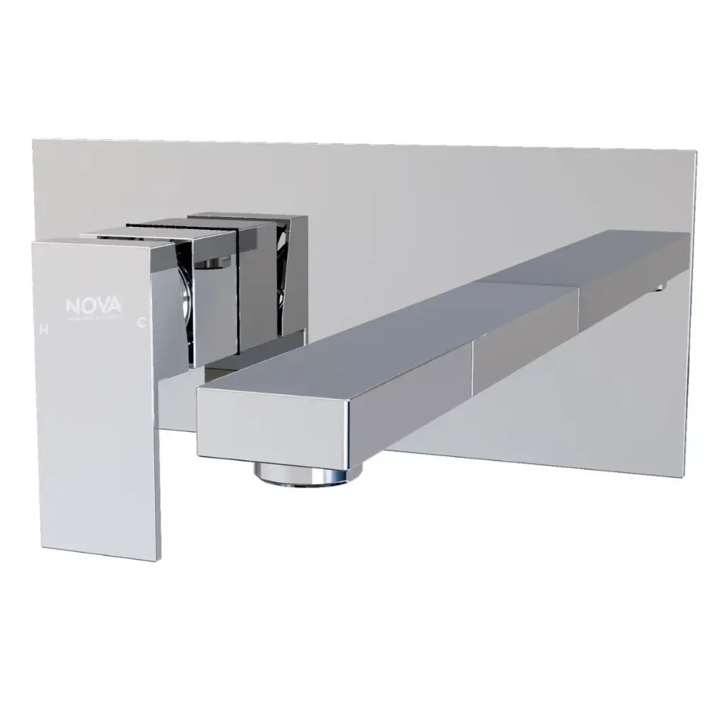 GRIFERIA MONOMANDO EMPOTRADO PARED SERIE KUBE GRI REF. NVGRI9810 MARCA NOVA