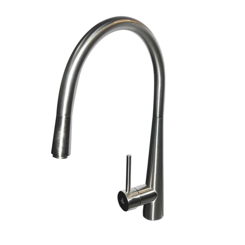 GRIFERIA MONOMANDO PARA FREGADERO COCINA EXTRAIBLE ACABADO MATE REF. KD-59101 MARCA OMEGA