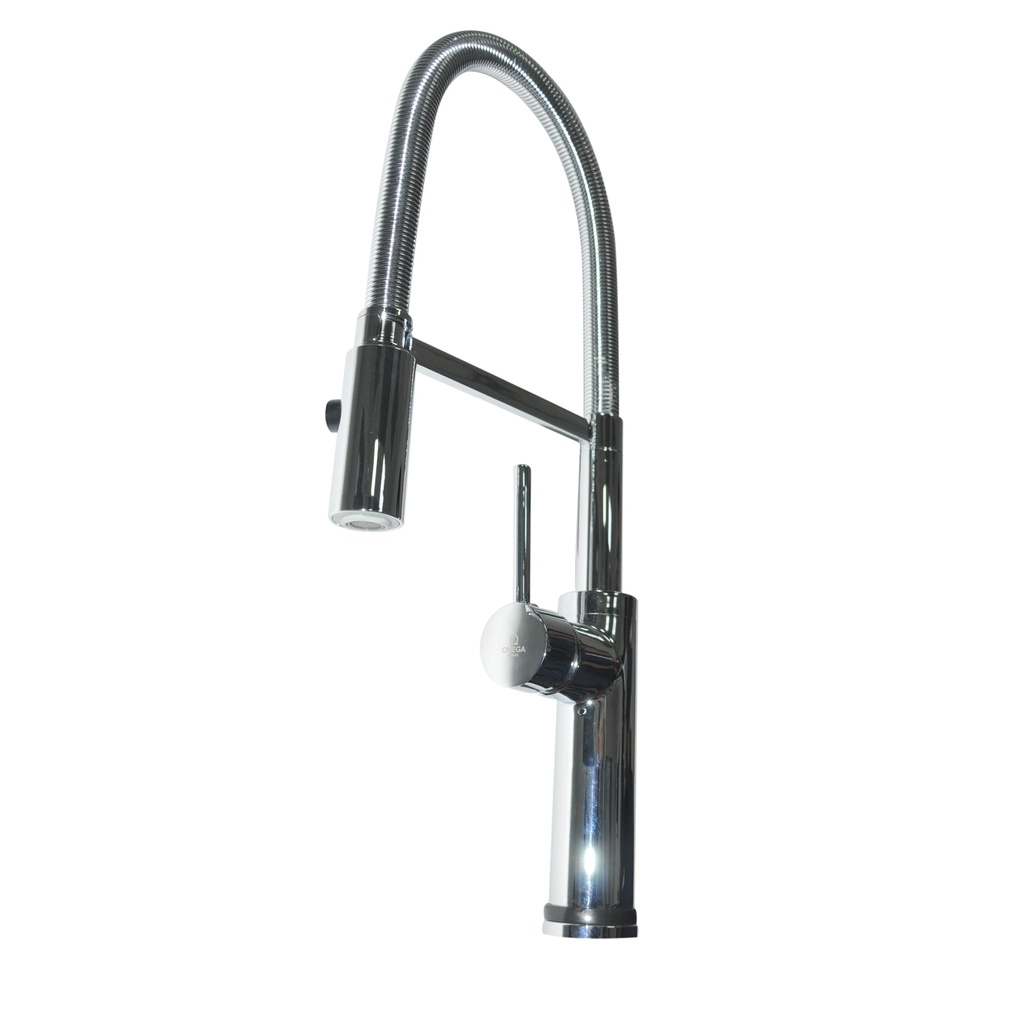 GRIFERIA MONOMANDO PARA FREGADERO COCINA ACABADO CROMO REF. KD-F6005 MARCA OMEGA