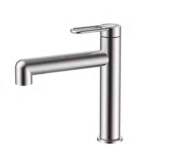 GRIFERIA PARA LAVAMANOS SERIE LOTUS DE 30 CM SATIN REF. QM-14.700.2004.ST QUALITY METAL