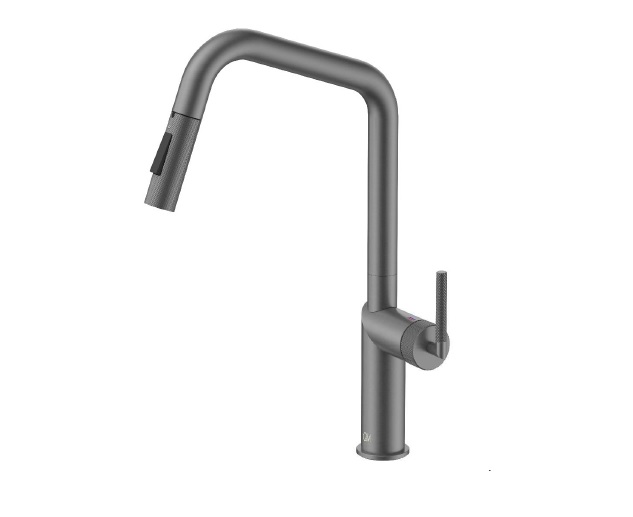 GRIFERIA PARA FREGADERO MONOMANDO SERIE LOTUS GUN GREY REF. 14.800.1125.GR MARCA QUALITY METAL