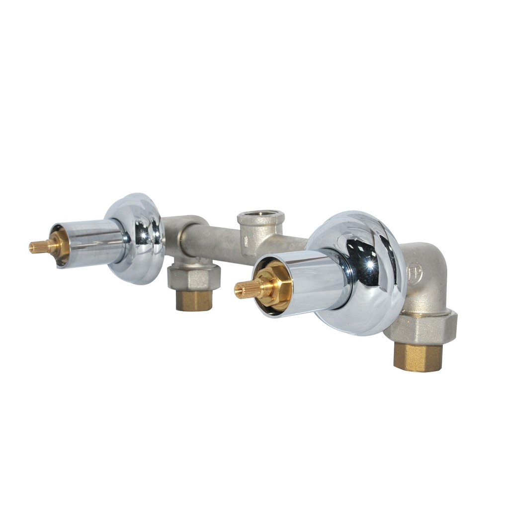 GRUPO PARA DUCHA DE 8" CROMO SIN MANILLA SIN REGADERA CARTUCHO CERAMICO REF. 32GDU110 MARCA FP