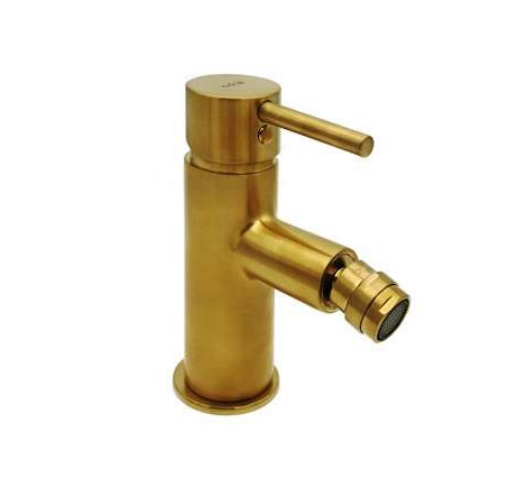 GRUPO PARA BIDET MONOMANDO DORADO PVD REF. KUBO-130 MARCA KUBO