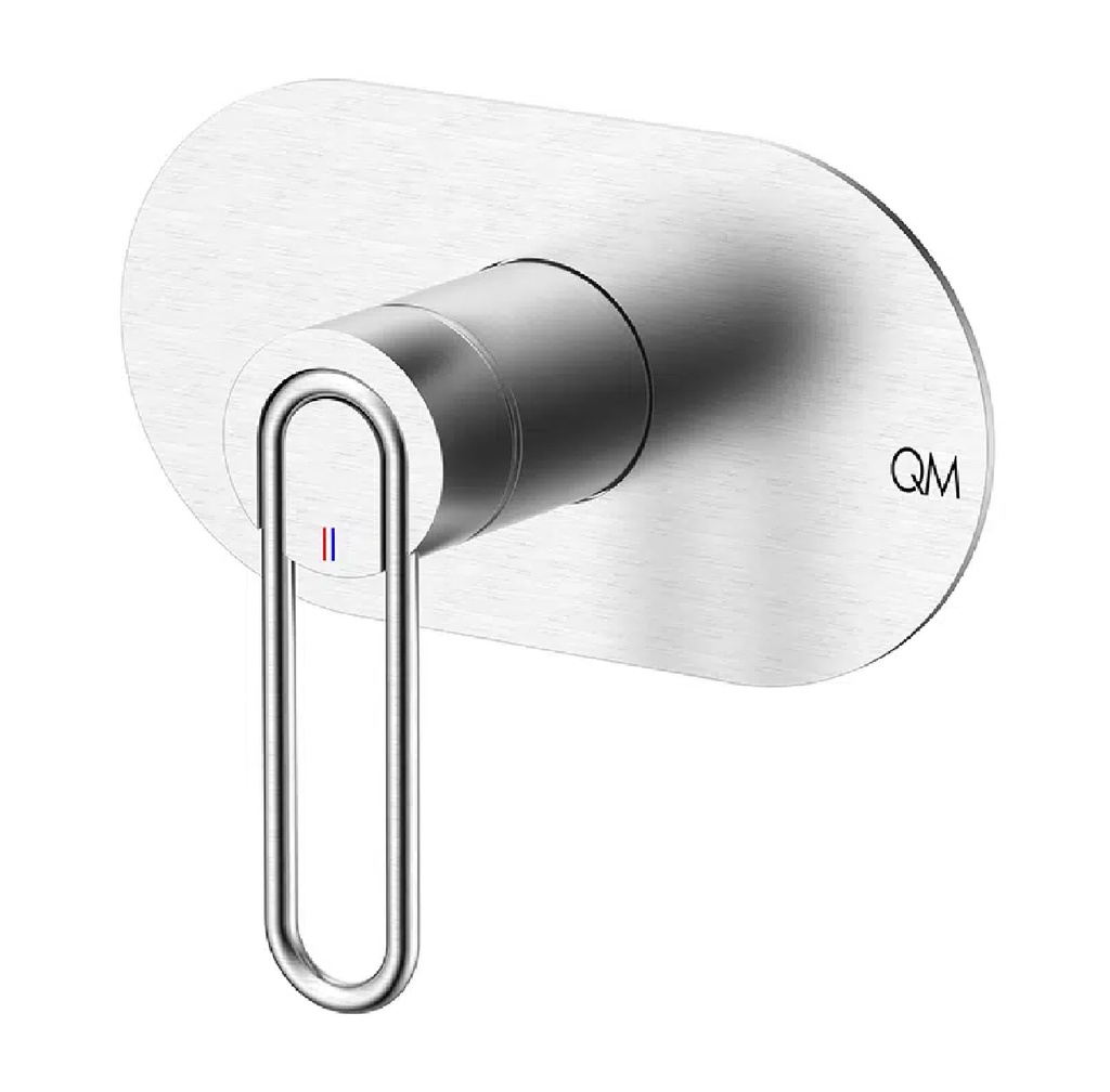 GRUPO PARA DUCHA MONOMANDO REDONDA 1 FUNCION SERIE LOTUS SATIN REF. 14.700.4005 ST QUALITY METAL