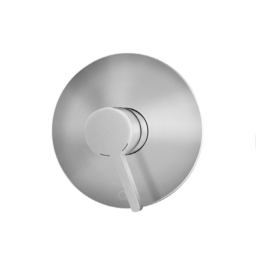GRUPO PARA DUCHA MONOMANDO REDONDA 1 FUNCION SERIE DELTA COLOR SATIN MARCA QUALITY METAL