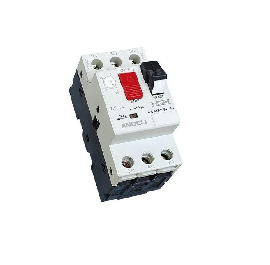 GUARDAMOTOR MANDO DE 9 - 14 A MOD. GV2-M16 REF. CON03329 MARCA ANDELI