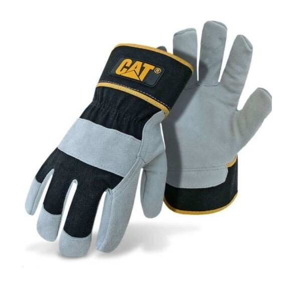 GUANTE DE CARNAZA / TELA GRIS - NEGRO UNITALLA TALLA 9 REF. CAT013201L / 4015961 MARCA CAT