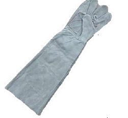 GUANTE DE CARNAZA DE PALMA REFORZADA 25" LARGO REF. GLC25 MARCA GUANTCA