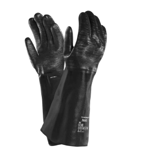 GUANTE DE NEOPRENO NEGRO 18" ( PAR ) REF. GNEO18 MARCA GUANTCA